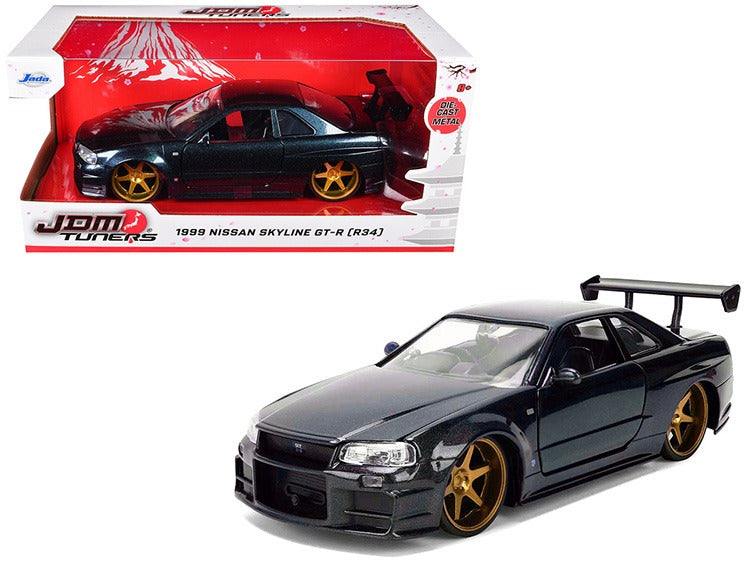 Jada 38056 JDM Tunders 1999 Nissan Skyline GT-R R34 1:24 Dark Magic Purple