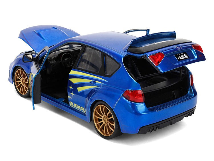 Jada 38057 JDM Tunders 2012 Subaru Impreza WRX STI 1:24 Metallic Blue