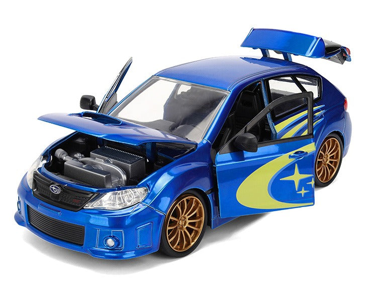 Jada 38057 JDM Tunders 2012 Subaru Impreza WRX STI 1:24 Metallic Blue
