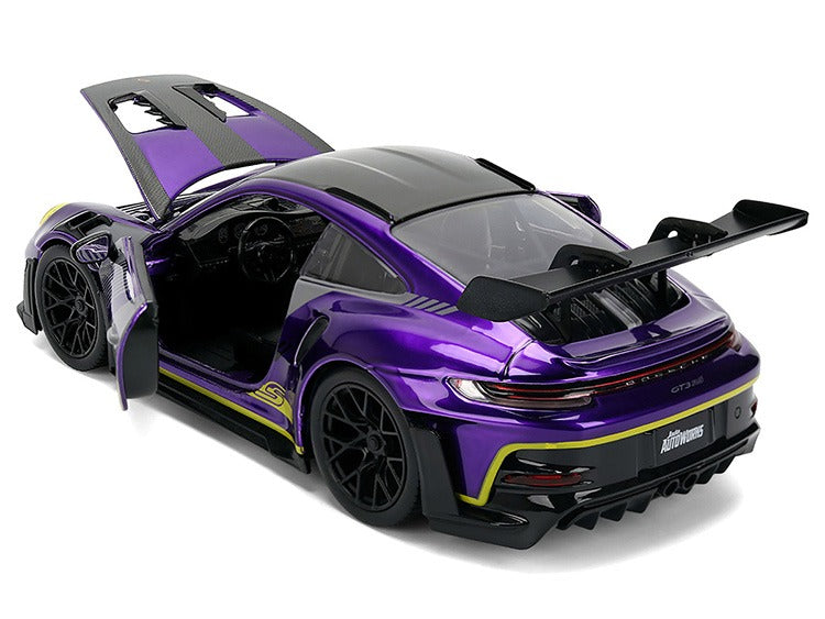 Jada 38345 Autoworks Porsche 911 GT3 RS 1:24 Candy Purple
