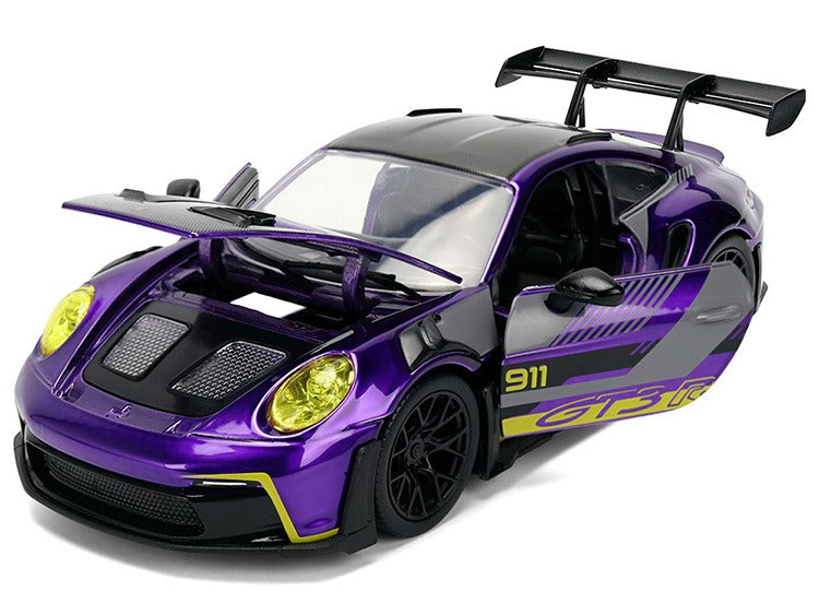 Jada 38345 Autoworks Porsche 911 GT3 RS 1:24 Candy Purple