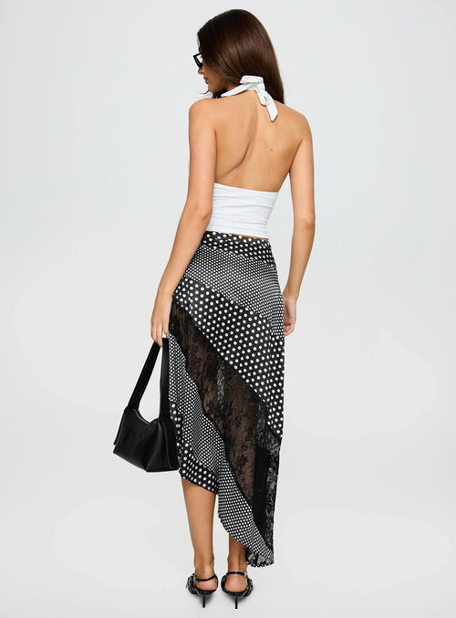 Asymmetrical Midi Skirt