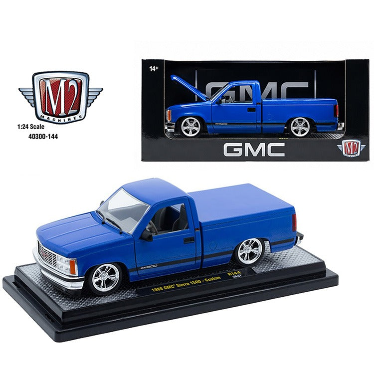 M2 Machines 40300 144 A 1988 GMC Sierra 1500 Pick Up Truck 1:24 Blue