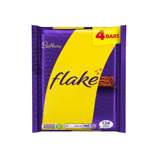 Cadbury Flake Chocolate Bar 4Pack 80g