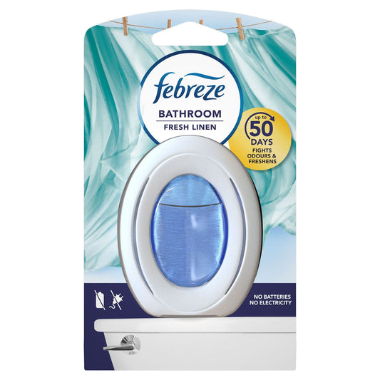 Febreze Bathroom, Continuous Air Freshener Fresh Linen 7.5ml