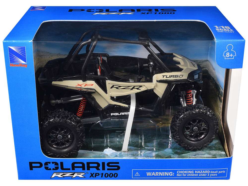 New Ray 57593 E Polaris RZR XP 1000 Dune Buggy 1:18 Sand