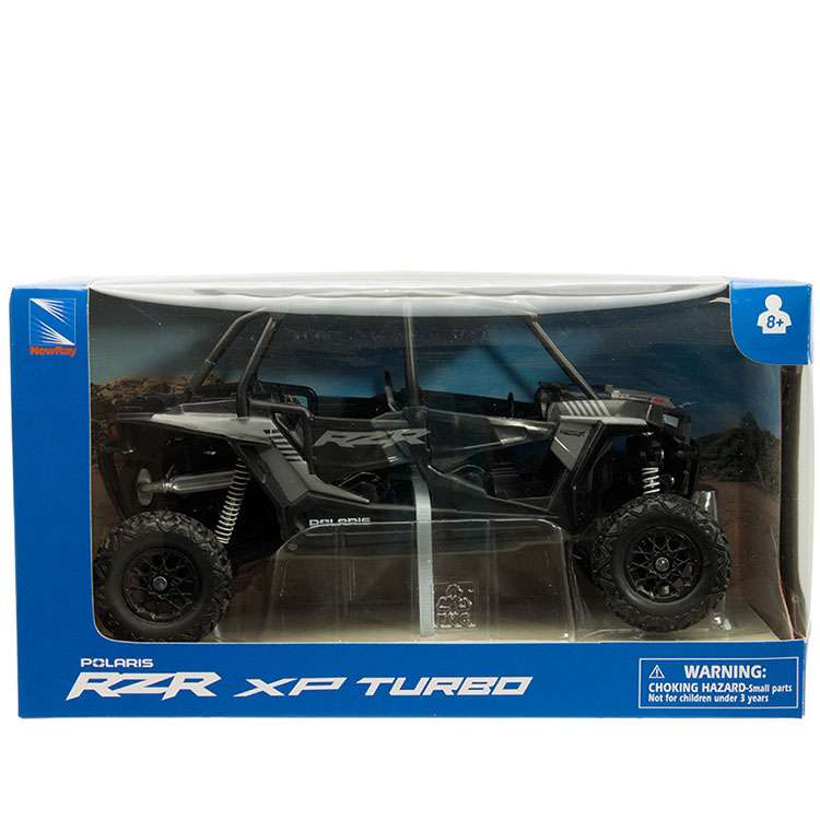 New Ray 57843 D Polaris RZR XP Turbo 1:18 Black / Grey