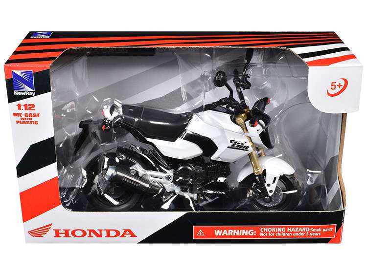 New Ray 58503 B Honda GROM 1:12 White / Black