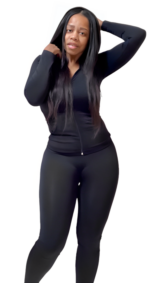 Destiny Women's Jogger Set - Black