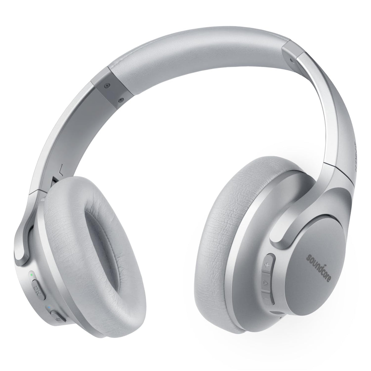Soundcore Anker Life Q20 Hybrid Active Noise Cancelling Headphones, Wireless Over Ear Bluetooth Headphones, 60H Playtime, Hi-Res Audio, Deep Bass, Memory Foam Ear Cups, Travel, Office