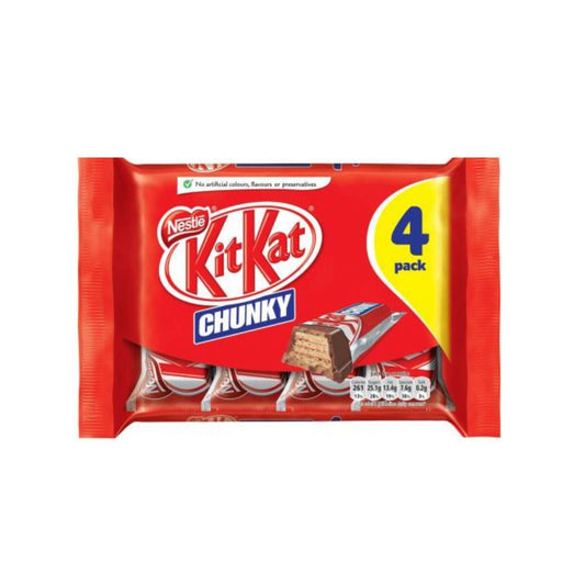 Kit Kat Chunky 4 Snacksize Bars 128g