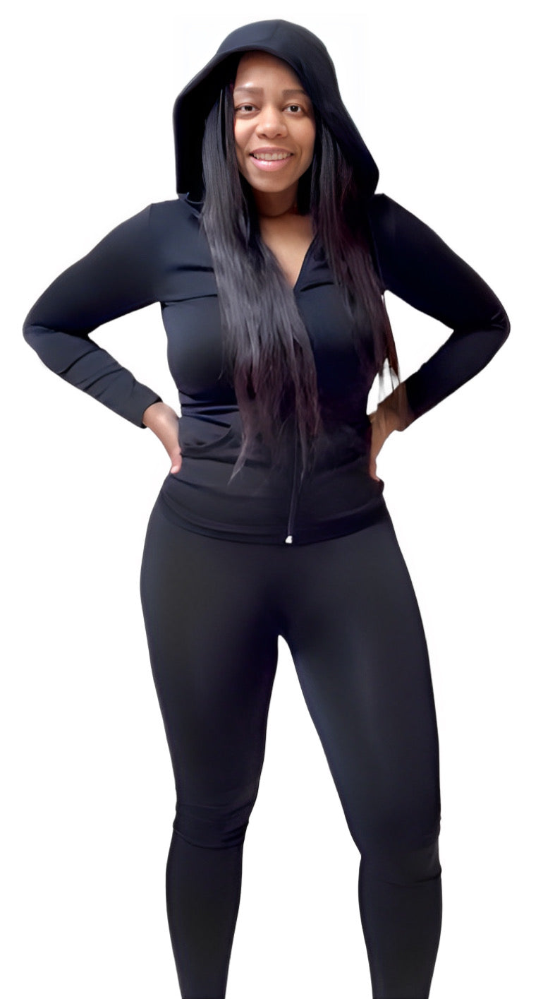 Destiny Women's Jogger Set - Black