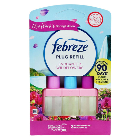 Febreze 3Volution Air Freshener Plug In Refill Mrs Hinch's  Enchanted Wildflowers 20ml