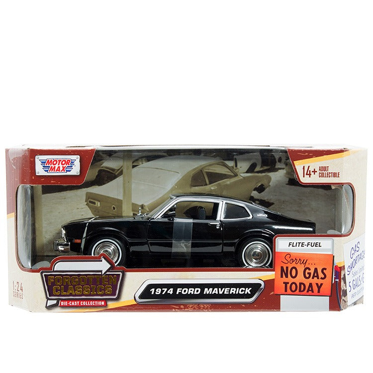 Motormax 79042 Forgotten Classics 1974 Ford Maverick 1:24 Black