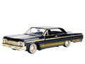 Motormax 79202 Midnight Eclipse Low Riders 1964 Chevrolet Impala 1:24 Black