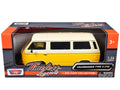 Motormax 79376 Volkswagen Type 2 T3 Van 1:24 Yellow / Beige