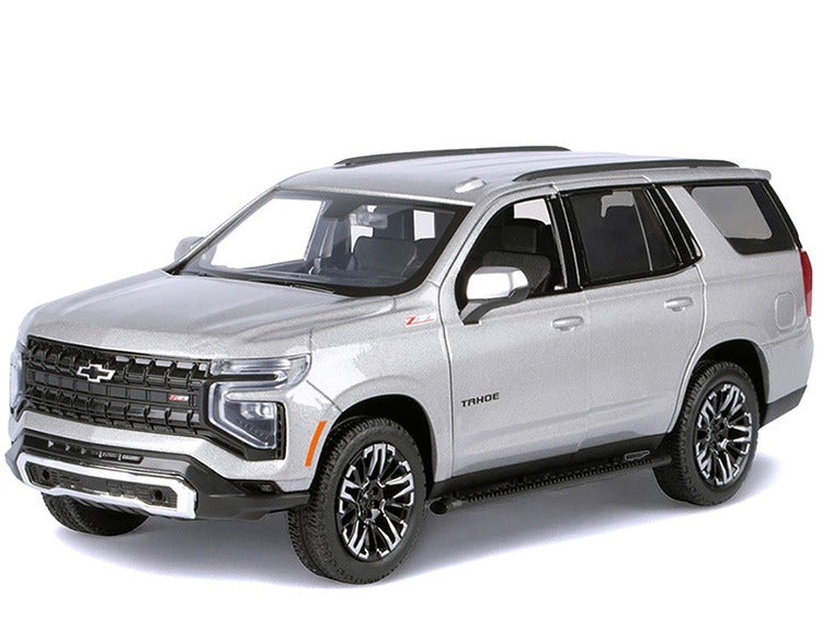 Motormax 79392 Timeless 2025 Chevrolet Tahoe Z71 1:24 – 1:25 Sterling Grey
