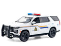 Motormax 79628 2025 Chevrolet Tahoe PPV Royal Canadian Mounted Police 1:24 with Light and Sound White