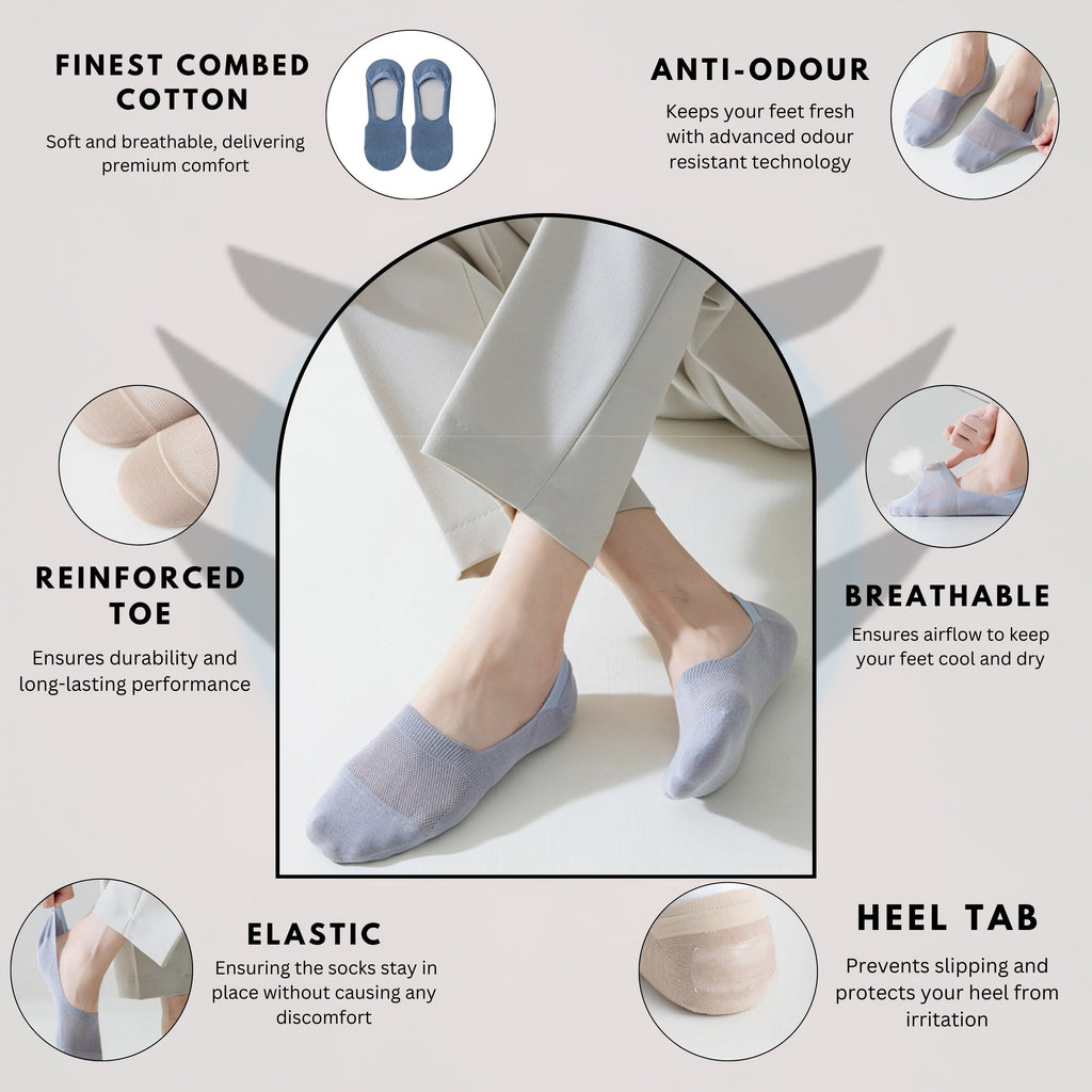 NO-SLIP LOAFER SOCKS