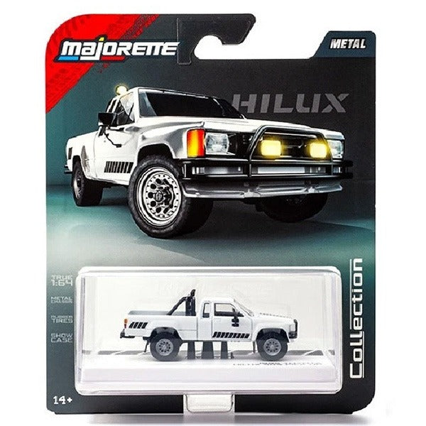 Majorette 8505001022 Collector Series Wave 4 2026 1985 Toyota Hilux SR5 4×4 1:64 White