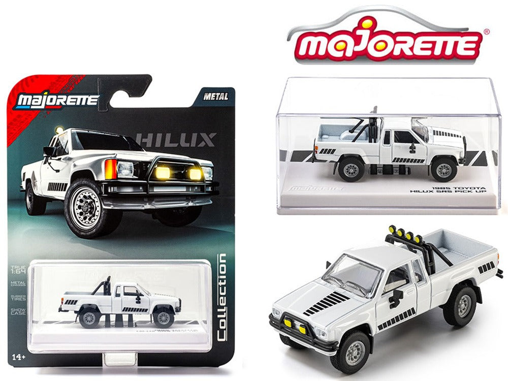 Majorette 8505001022 Collector Series Wave 4 2026 1985 Toyota Hilux SR5 4×4 1:64 White