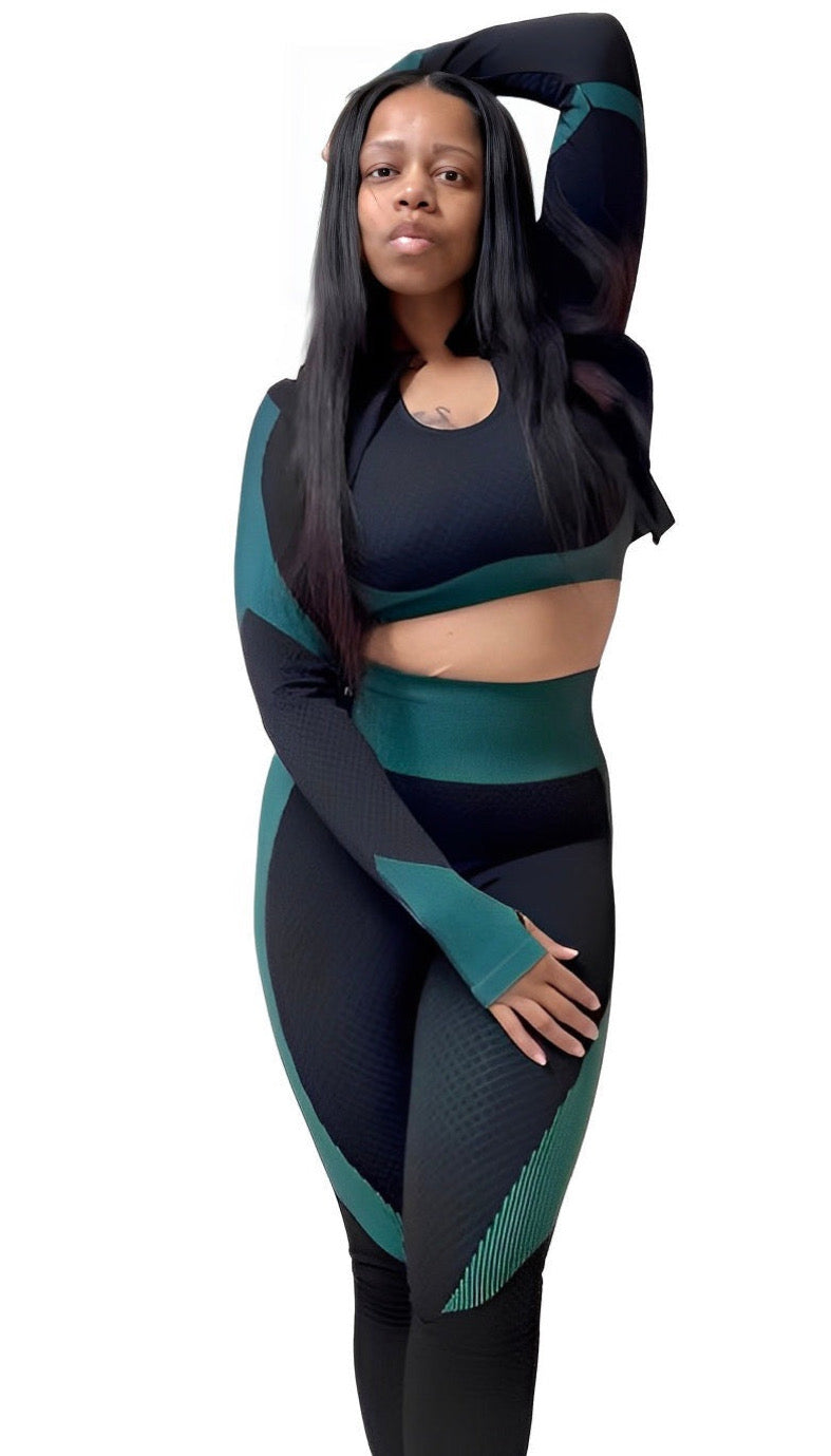 Pressure 3 Piece Tracksuit - Green