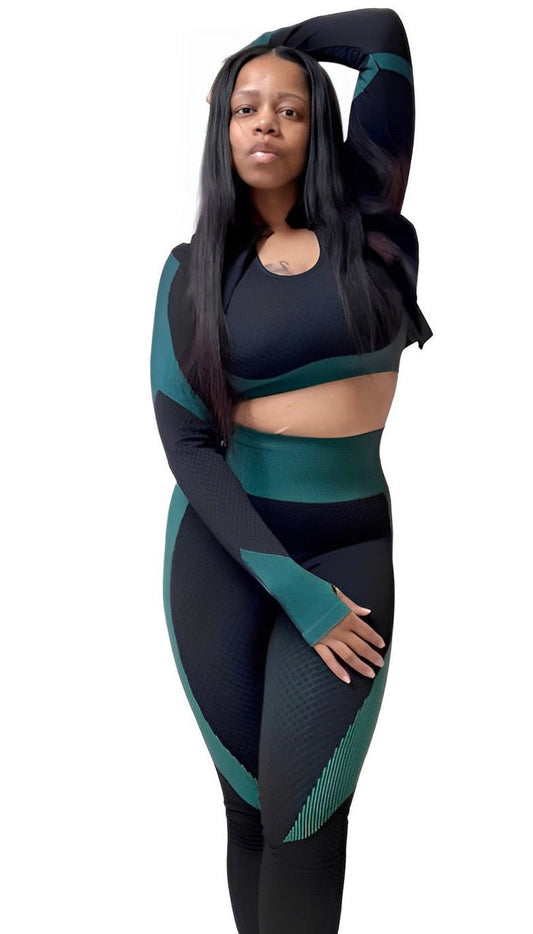 Pressure 3 Piece Tracksuit - Green