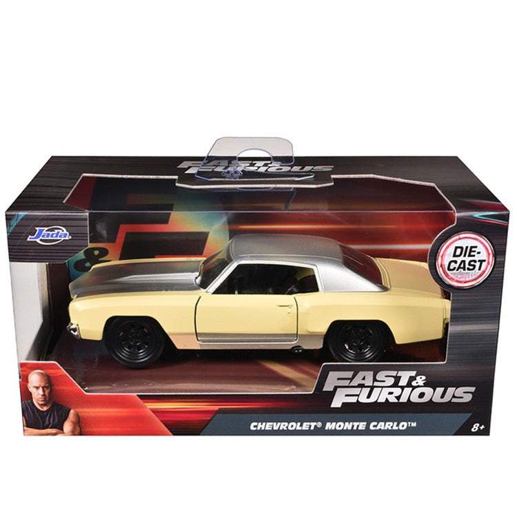 Jada 99516 Fast & Furious 1971 Chevrolet Monte Carlo 1:64 Yellow / Grey