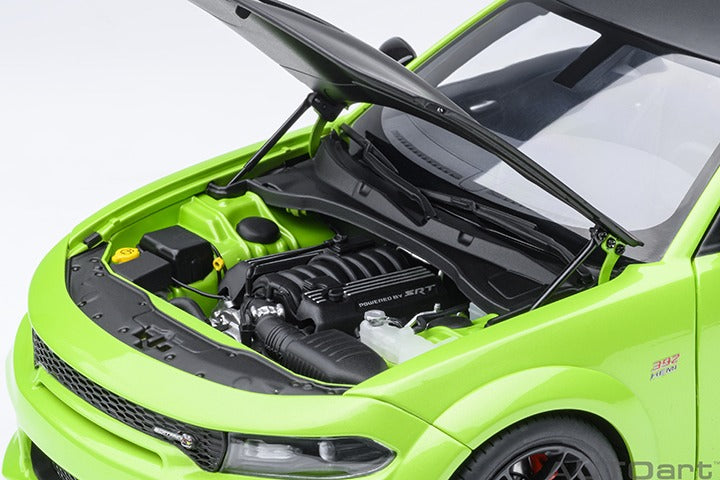 AUTOart 71758 Dodge Charger Scat Pack Widebody 1:18 Sublime Lime Green