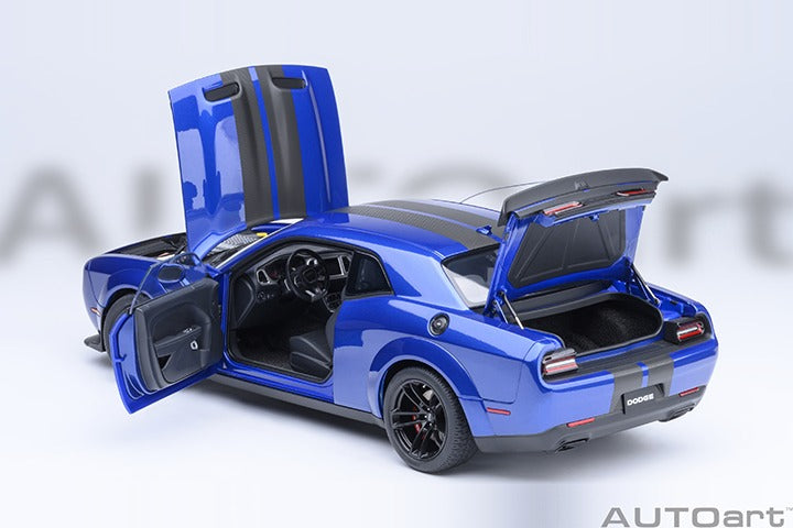 AUTOart 71763 2022 Dodge Challenger SRT Jailbreak 1:18 Indigo Blue