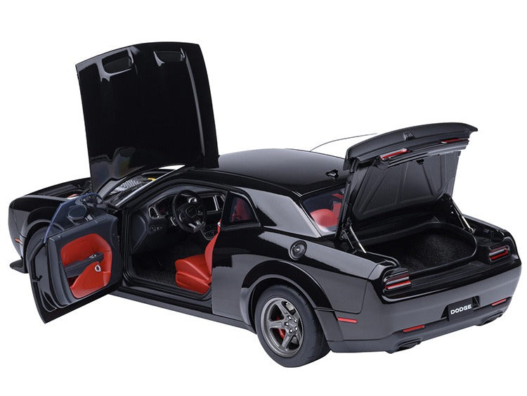 AUTOart 71765 2023 Dodge Challenger SRT Super Stock 1:18 Pitch Black