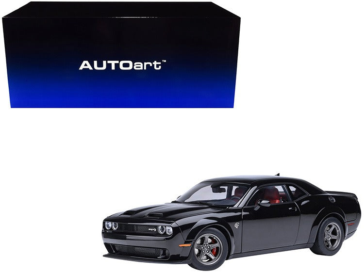 AUTOart 71765 2023 Dodge Challenger SRT Super Stock 1:18 Pitch Black