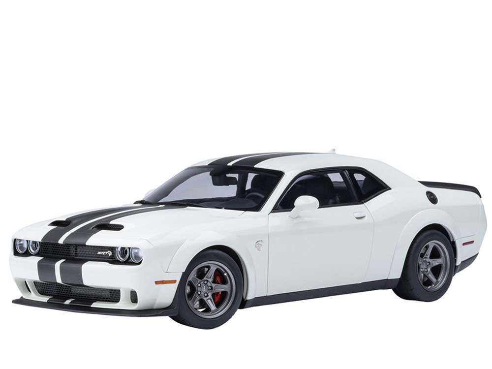 AUTOart 71766 2023 Dodge Challenger SRT Super Stock 1:18 Knuckle White