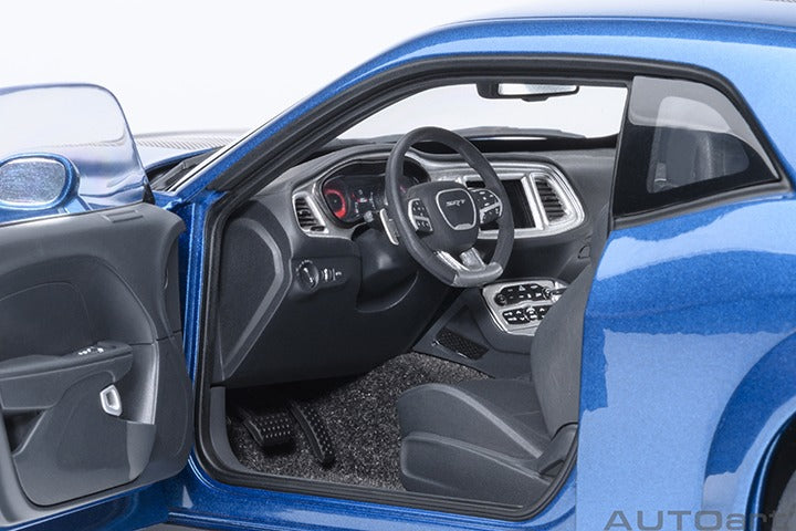 AUTOart 71767 2023 Dodge Challenger SRT Super Stock 1:18 Frostbite / Blue