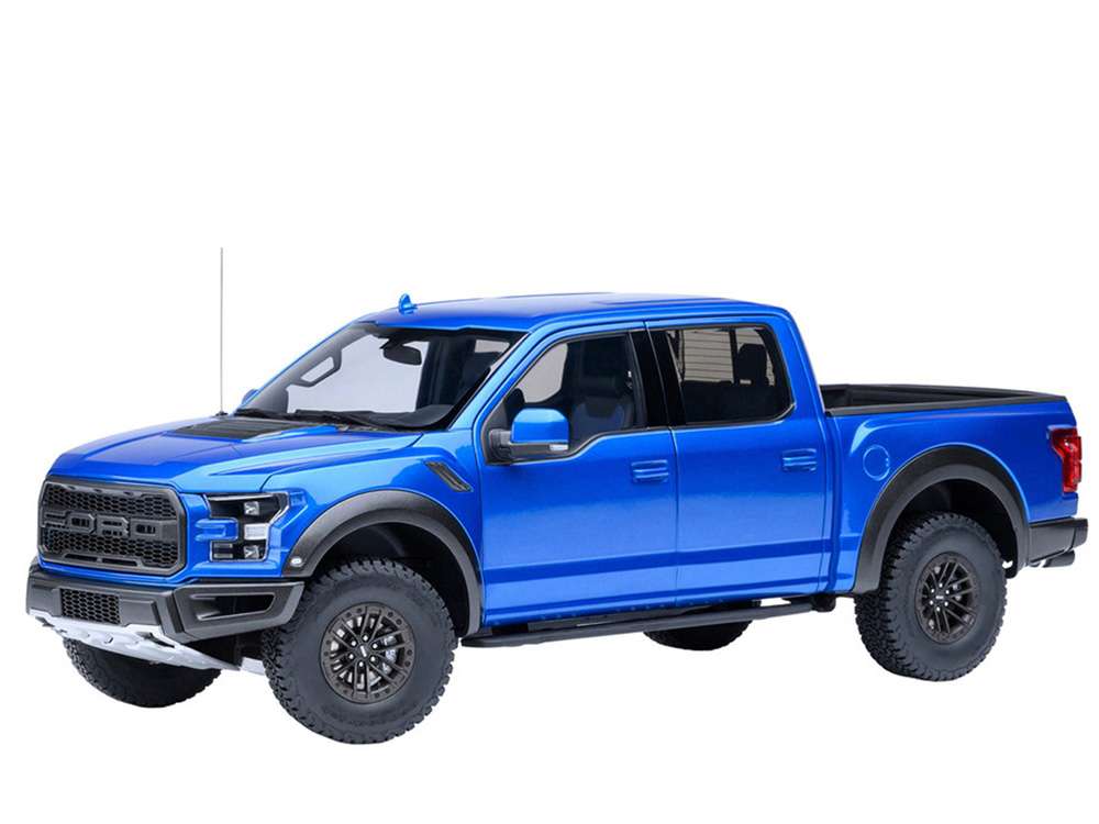 AUTOart 72949 2019 Ford F-150 Raptor Supercrew Pick Up Truck 1:18 Velocity Blue