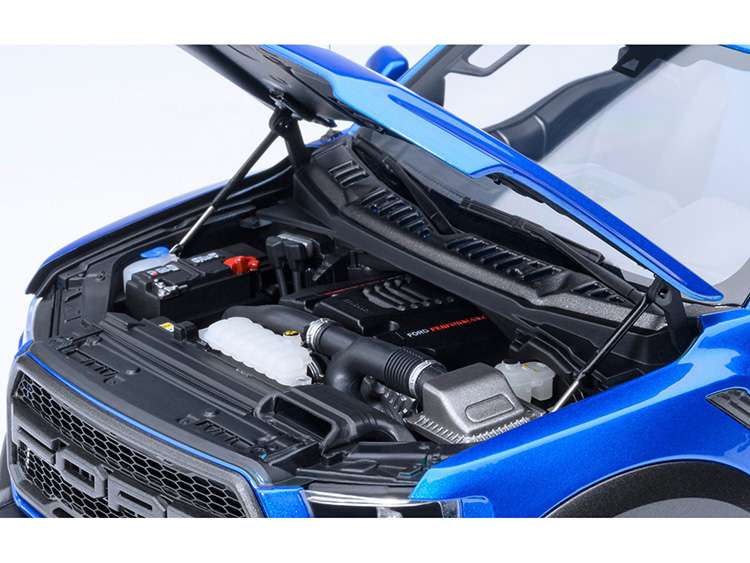 AUTOart 72949 2019 Ford F-150 Raptor Supercrew Pick Up Truck 1:18 Velocity Blue