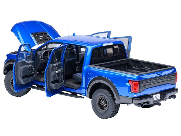 AUTOart 72949 2019 Ford F-150 Raptor Supercrew Pick Up Truck 1:18 Velocity Blue