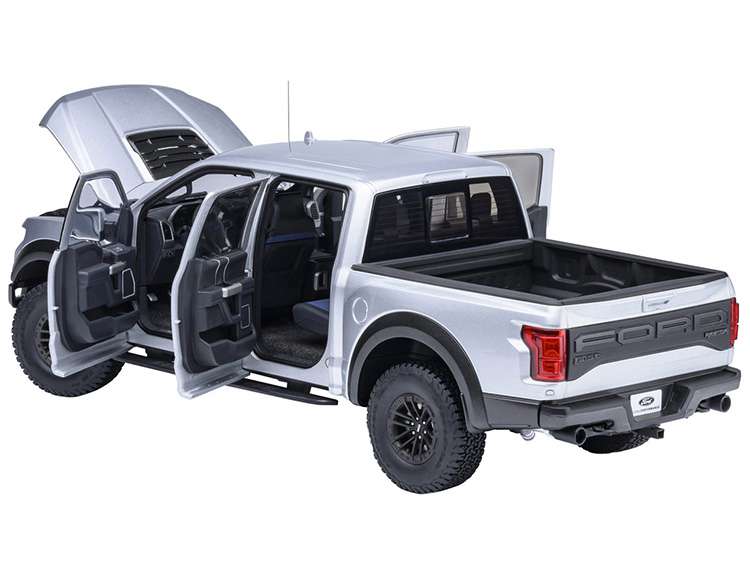 AUTOart 72950 2019 Ford F-150 Raptor Supercrew Pick Up Truck 1:18 Ingot Silver