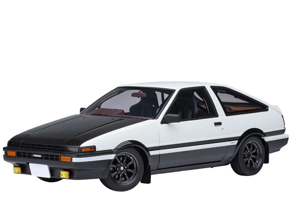 AUTOart 78787 Project D Initial D Final 30 Year Toyota Sprinter Trueno AE86 1:18 Black / White