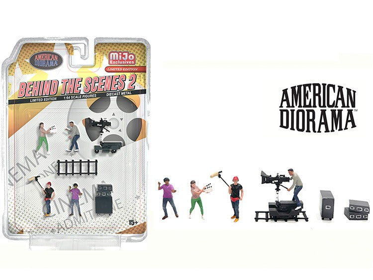 American Diorama AD-2428 Behind The Scenes II Figures Set