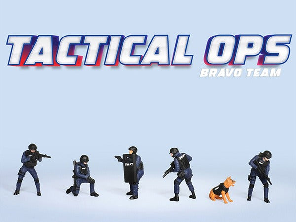 American Diorama AD-2439 Tactical OPS SWAT Bravo Team Figures Set