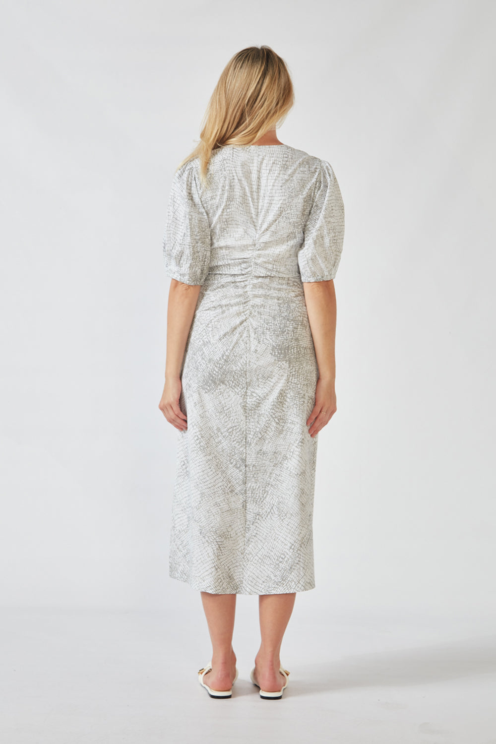 Acrobat Bay Jinx Dress - Pumice Print
