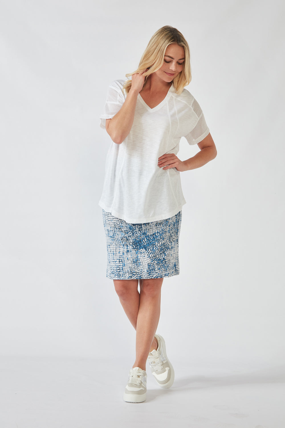 Acrobat Bay Skirt - Ink Print
