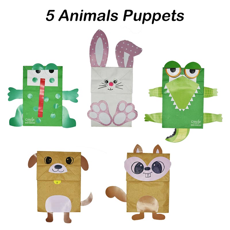 DIY Animal Hand Puppet Making Kit | 3years+