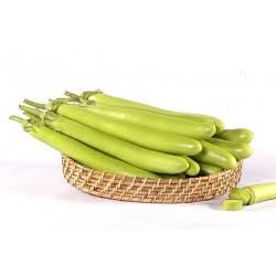 Brinjal Long Desi Natu (Light Green)