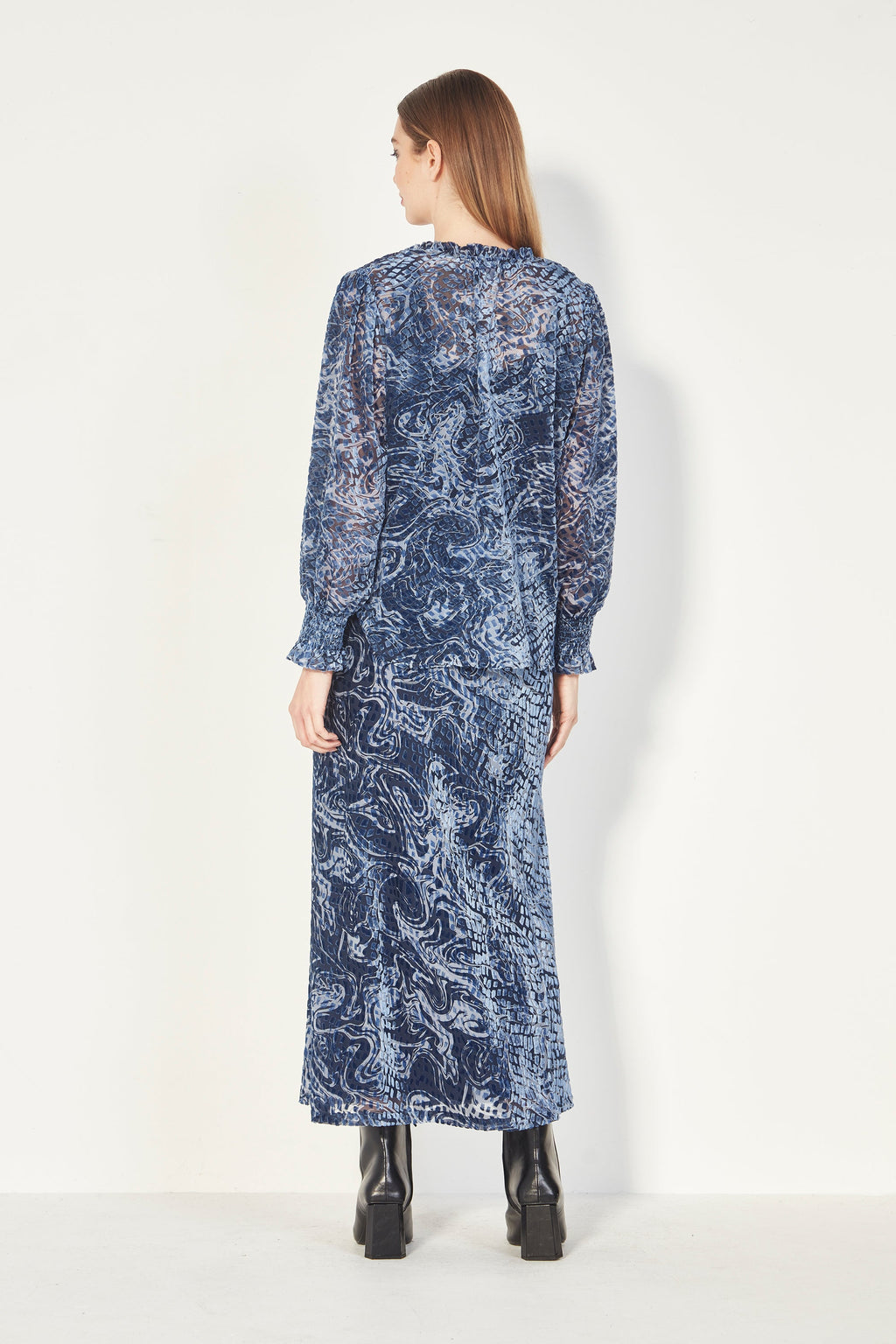 Glide - Carla Blouse - Denim
