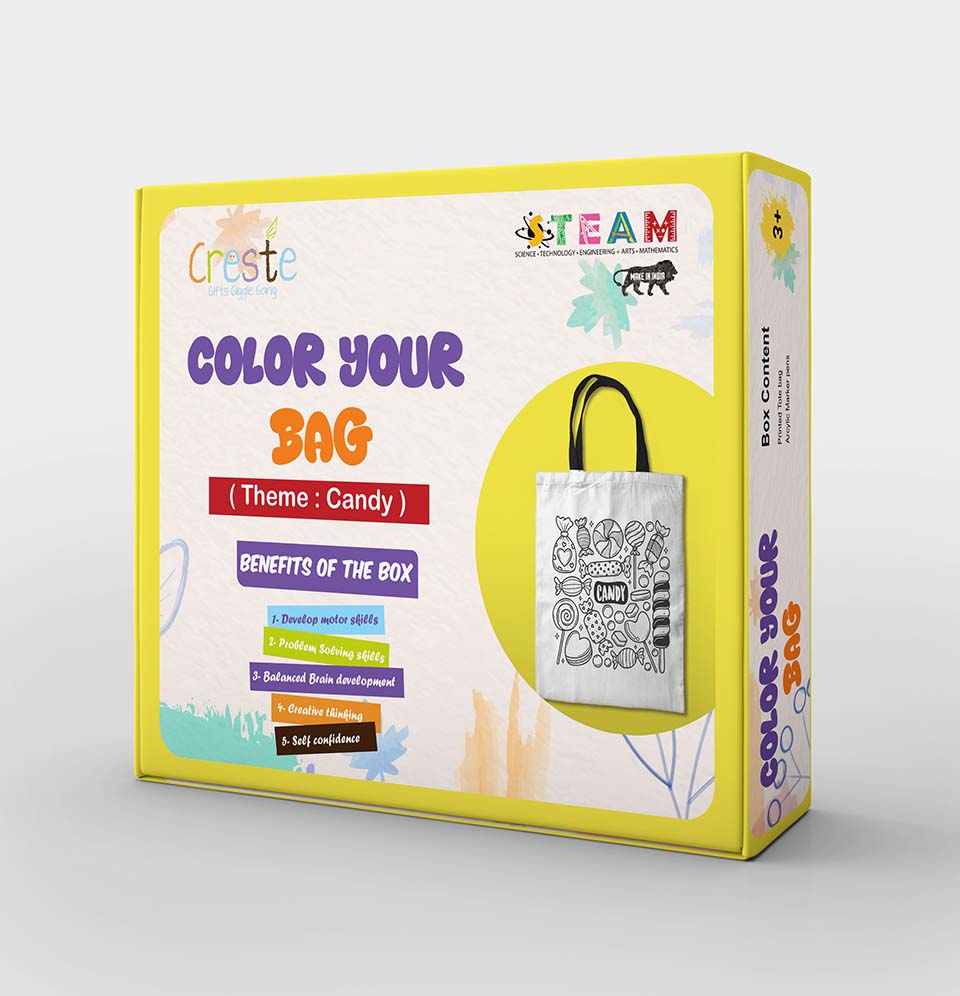 DIY Color Your Bag Kit Available with Different Themes | 3years+