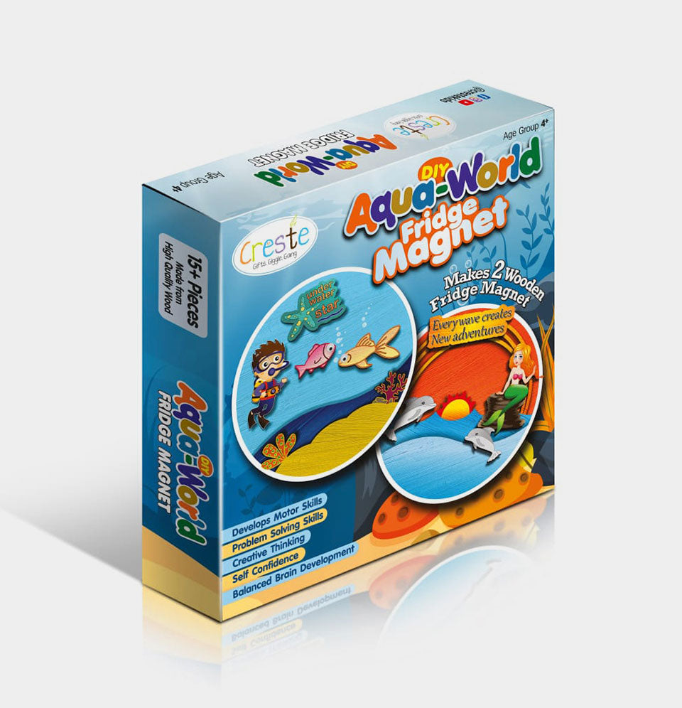 DIY Fridge Magnet Aquarium Theme Kit | 4years+