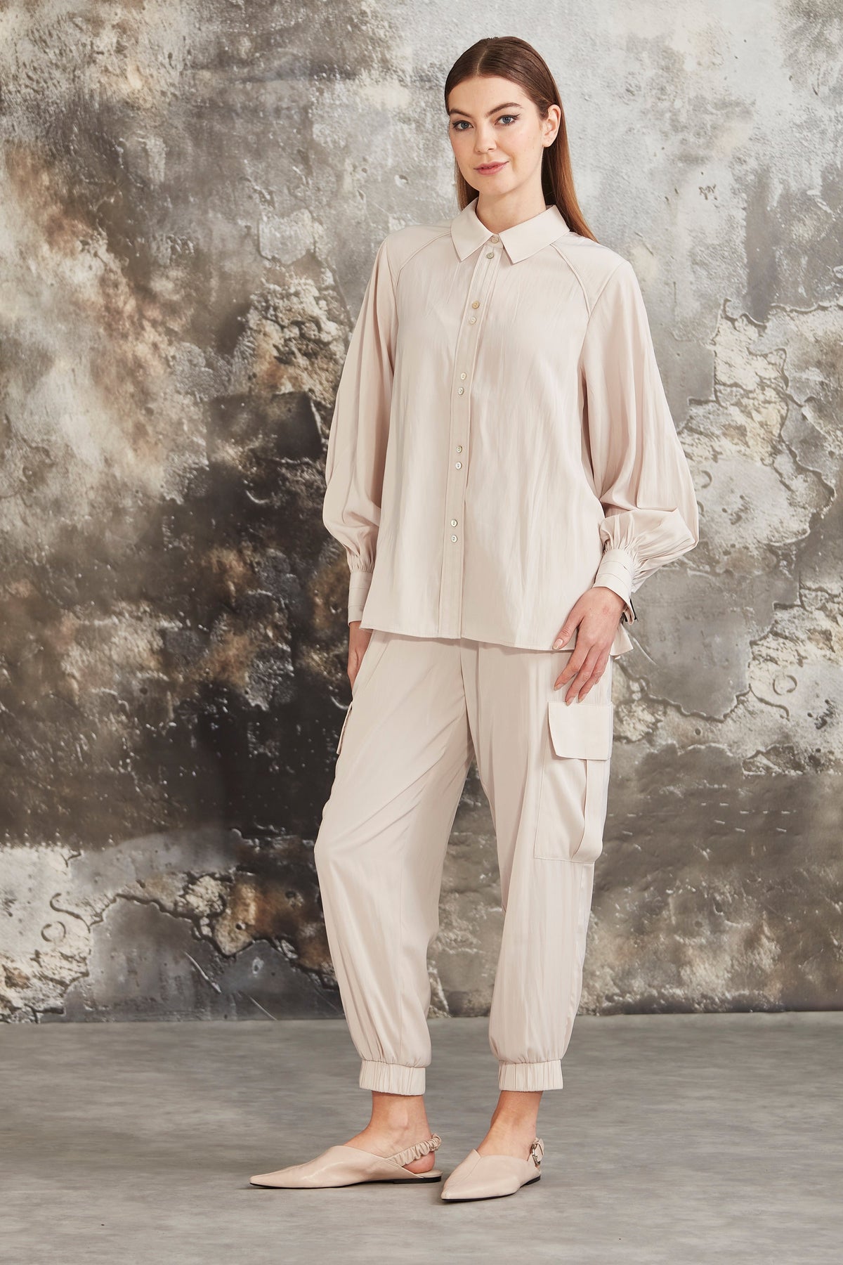 Glide - Demure Shirt - Champagne