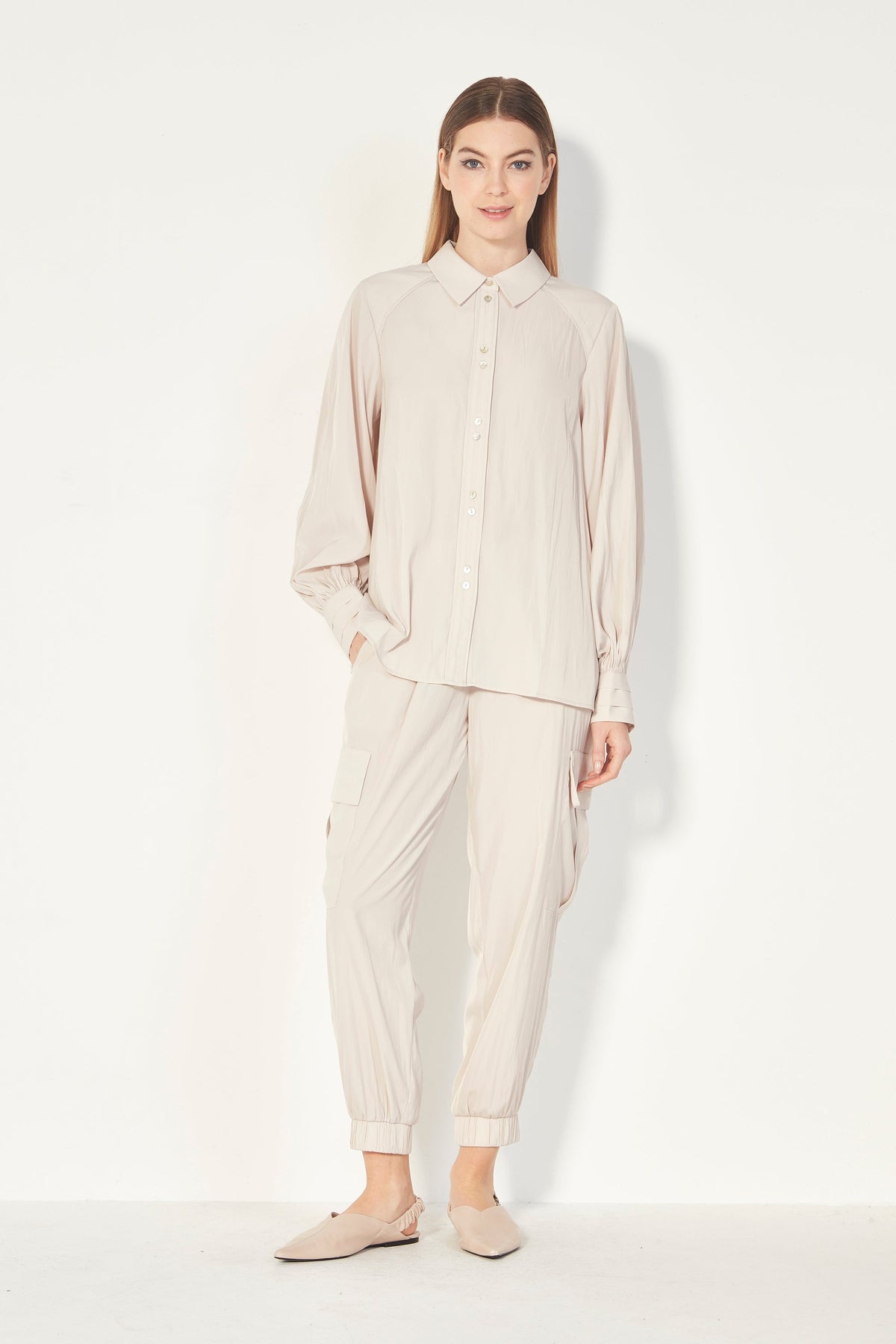 Glide - Demure Shirt - Champagne